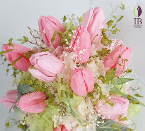 ガラスドーム プリザードフラワー