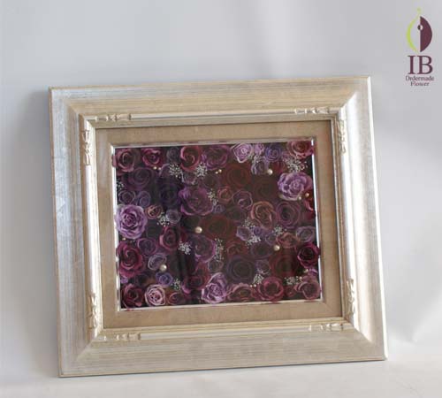 の古希お花プリザーブド プリザードフラワー オーダーメイド