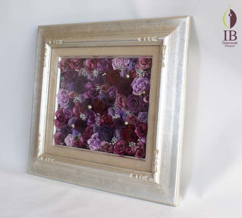 フレーム
紫バラプリザーブド