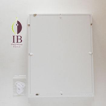 プリザードフラワー 後ろ側