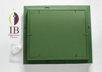 プリザードフラワー 後ろ側