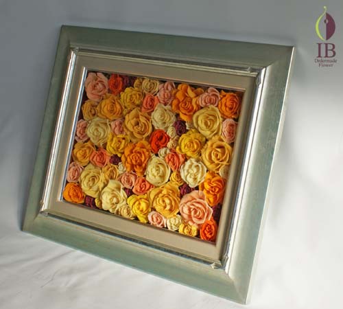 フレーム
イエローバラプリザーブド