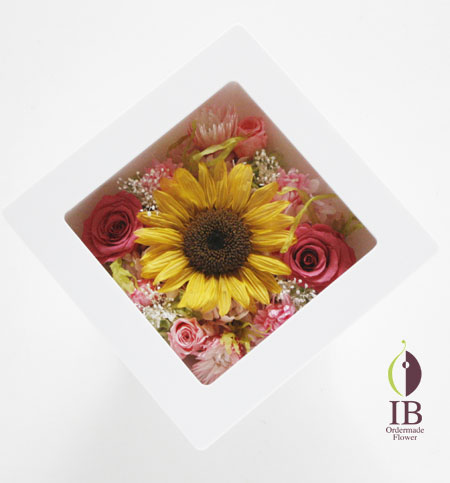 プリザーブド バースデー フレーム装飾 オーダーメイド