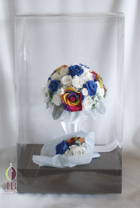 プリザーブドフラワ- ブーケ装飾