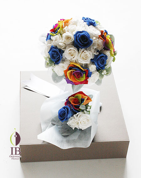 プリザ バラ グランブルー