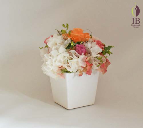 御両親贈呈用プリザーブド プリザードフラワー オーダーメイド