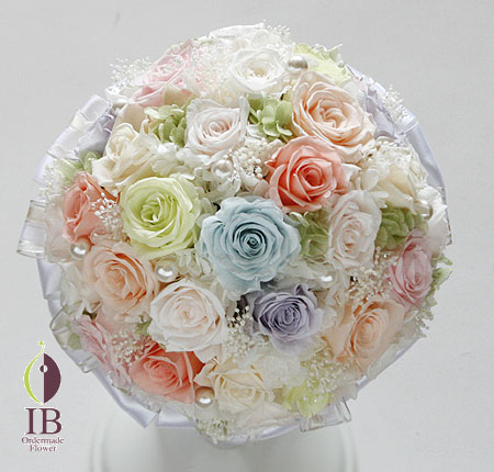 プリザードフラワー　オーダーメイド　ブーケ