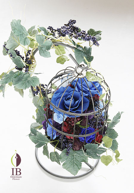 プリザードバラ グランーブルー