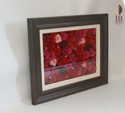 フレーム装飾
赤バラ