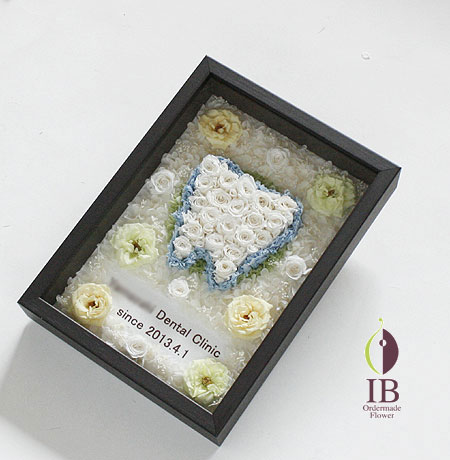 プリザーブドフラワー バラ ピュアホワイト