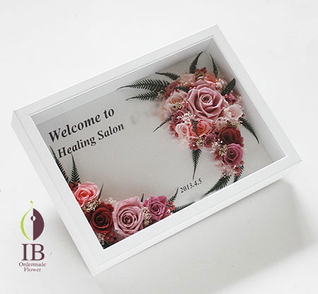 プリザーブドフラワー フォトフレーム