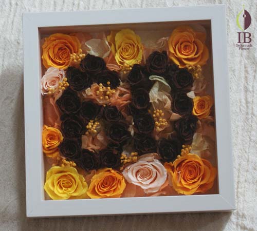 フレーム装飾
バラプリザーブド