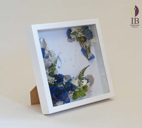 青バラプリザーブド