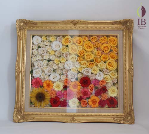 プリザーブド記念日プレゼント プリザードフラワー オーダーメイド