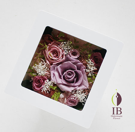 プリザーブド 古稀 フレーム装飾 オーダーメイド