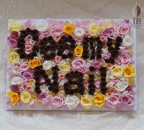 フレーム装飾
バラプリザーブド