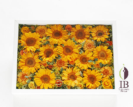 プリザーブドフラワー ひまわり 夏の花