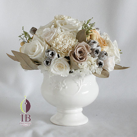 プリザーブドフラワー リビング装飾