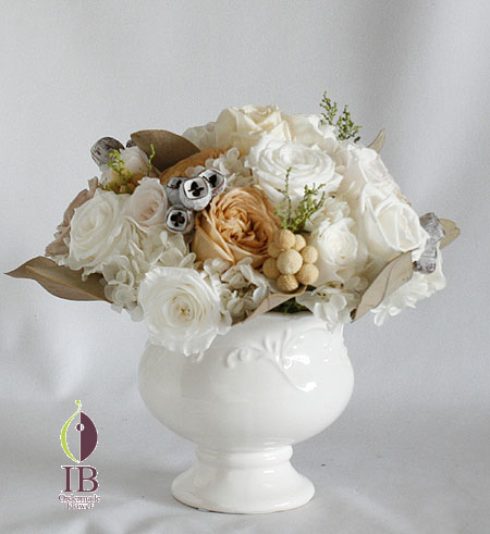 プリザーブドフラワー リビング装飾