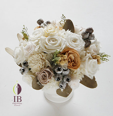 プリザーブドフラワー リビング装飾