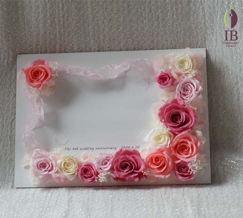 フレーム装飾
バラプリザーブド