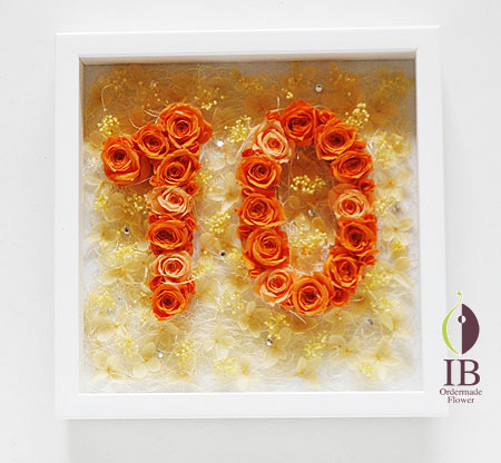 プリザーブドフラワ- 錫婚式 お祝い