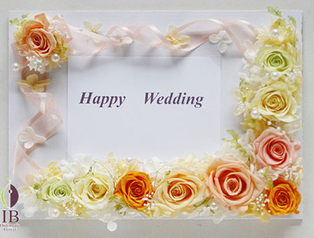 プリザ メッセージフレーム