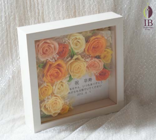 メッセージフレーム バラプリザーブド