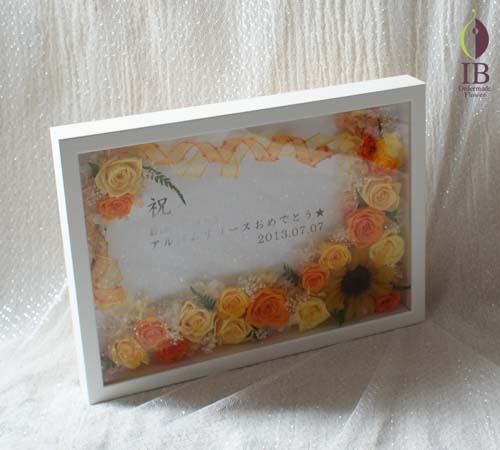 ロゴフレーム バラプリザーブド