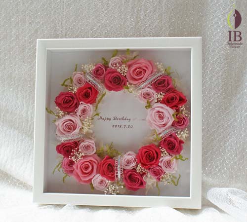 誕生日御祝お花プリザーブド プリザードフラワー オーダーメイド