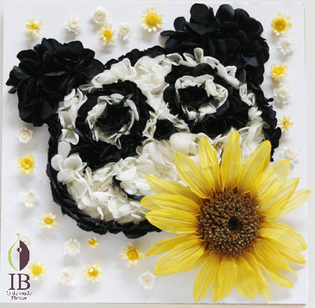 プリザ バラ ミッドナイトブラック