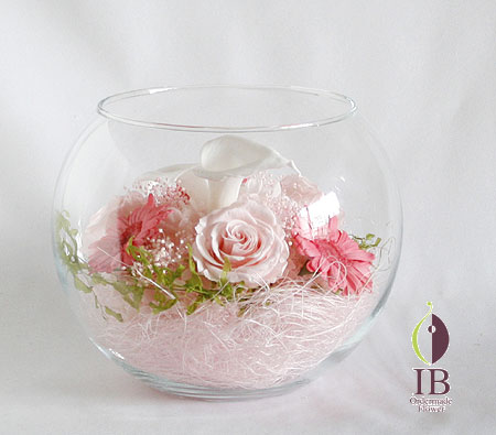 プリザーブドフラワー　カラー白