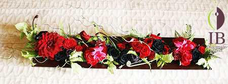 プリザーブフラワー ダリア 和風 フレーム装飾