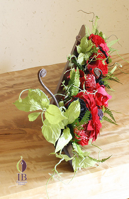 プリザーブド ダリア 和風 フレーム装飾