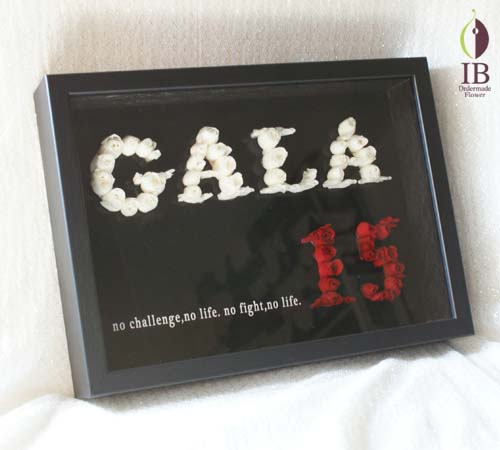 花文字プレゼント花 プリザードフラワー