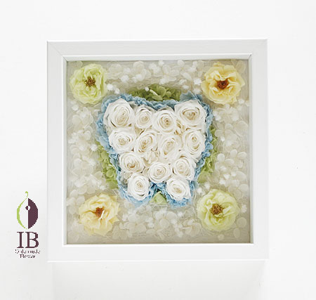 プリザーブドフラワー 歯のモチーフ