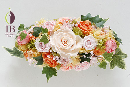 プリザーブドフラワ- 移転お祝い