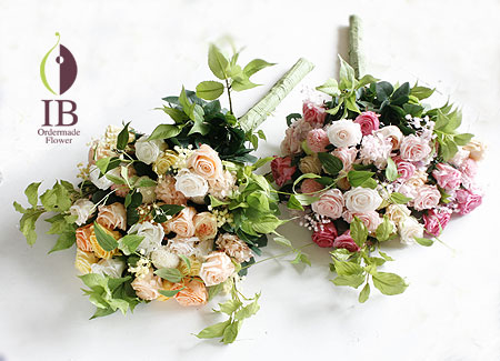 プリザ 花束イエロー