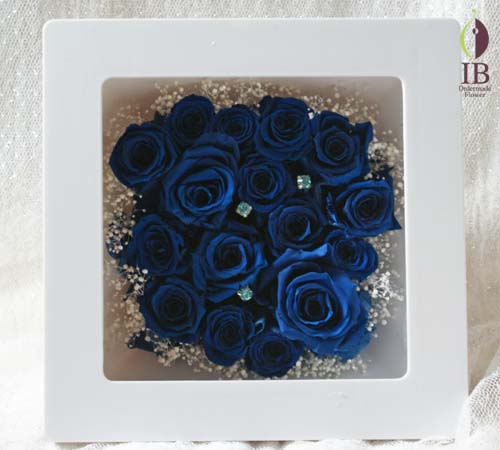 お花アップ
バラプリザーブド