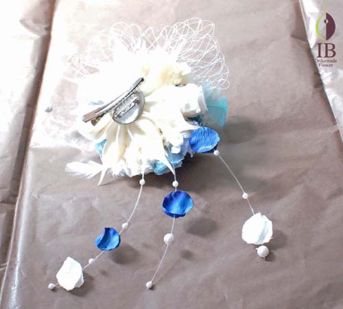 裏側から プリザードフラワー