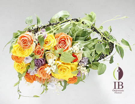 プリザーブドフラワ- 米寿 お祝い