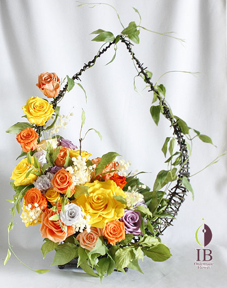 プリザ 和風アレンジ