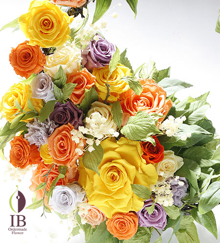 プリザ お花のアップ