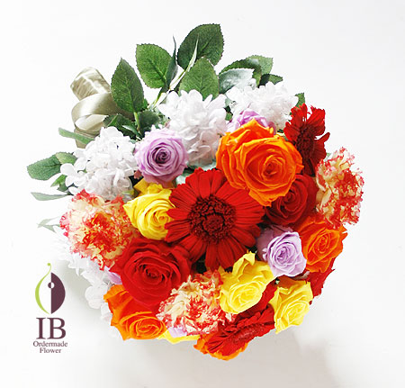 カラフル ラウンドブーケ