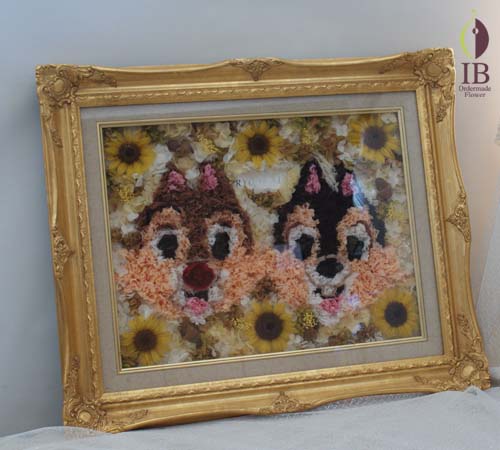 サプライズプレゼント花 プリザードフラワー