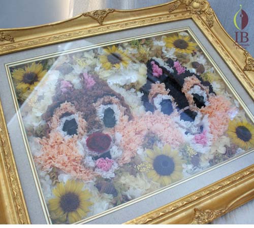違う角度から プリザードフラワー