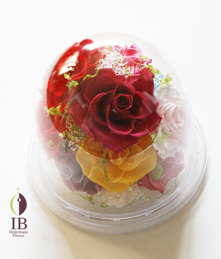 プリザ バラ ゴールデンイエロー