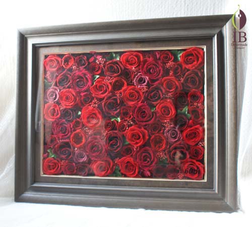 プリザーブド還暦御祝プレゼント プリザードフラワー オーダーメイド