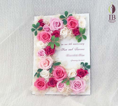 ご結婚御祝プリザーブド プリザードフラワー