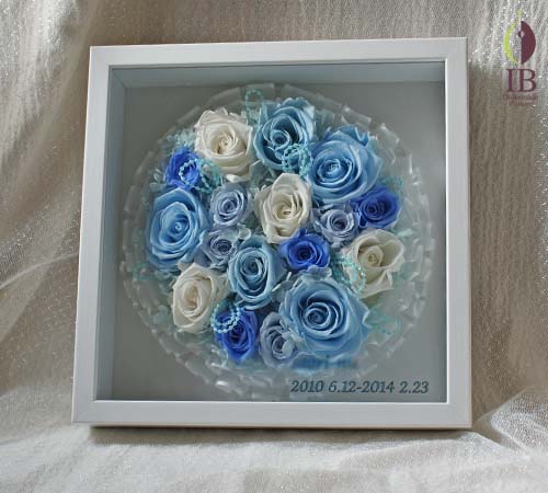 芸能関係の方へのプレゼント プリザードフラワー オーダーメイド